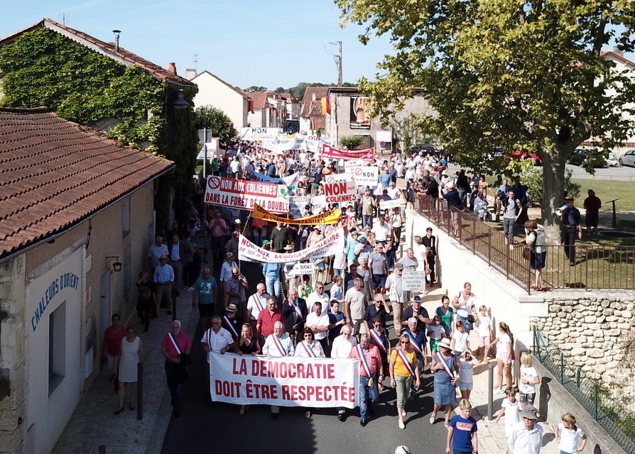 Eolien : manifestation à Saint-Aulaye le 24 août 2019 à 10 heures 30