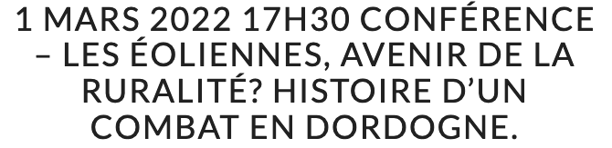 L'éolien n'a pas sa place en Dordogne