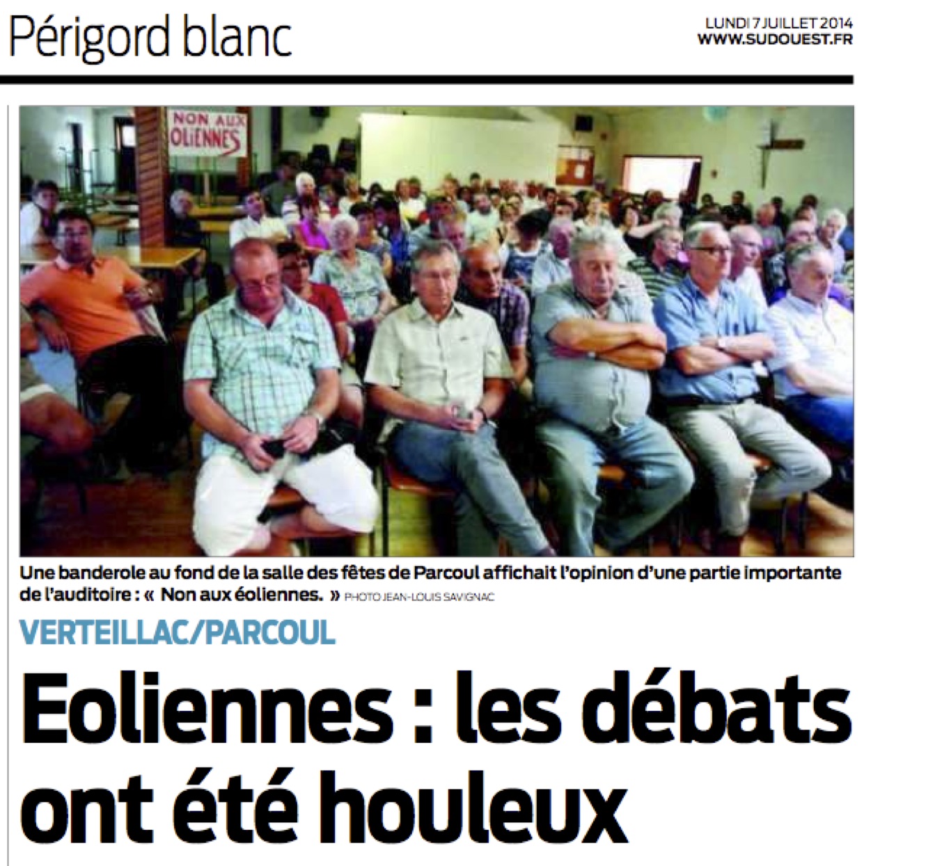 L'opposition aux éoliennes à Parcoul et Puymangou s'intensifie.