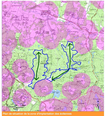 Le projet de centrale éolienne de Saint-Vincent-Jalmoutiers